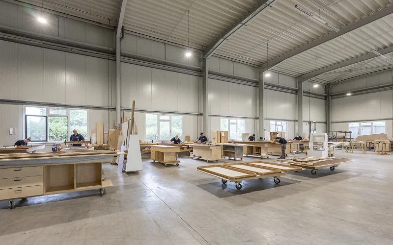 Foto Produktionshalle